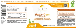 Be-life Natur-d 800 Caps B/100