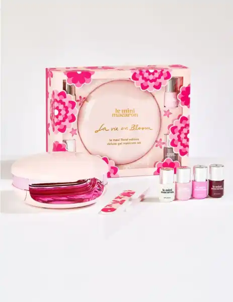 Le Mini Macaron La Vie En Bloom Kit De Vernis à Ongles Semi-permanent