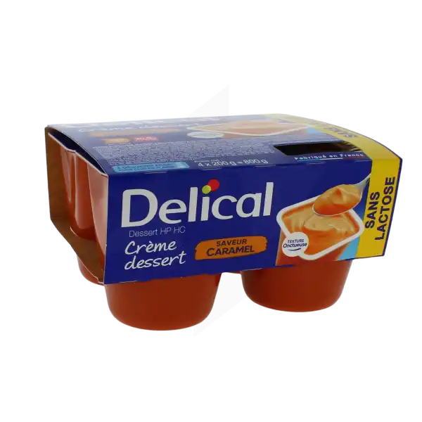 Delical Cr Dess Ss Lact Nutrim Caramel 4/200g