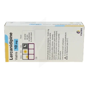 Lercanidipine Viatris 10 Mg, Comprimé Pelliculé Sécable