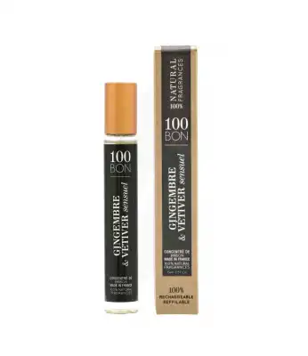 100 Bon Eau de parfum - Gingembre et Vetiver Sensuel 15ml