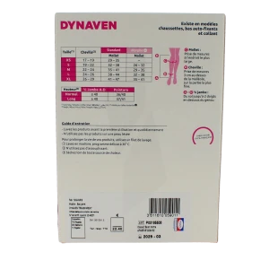 Sigvaris Dynaven Transparent Chaussette Classe 2 Femme Noir Normal S