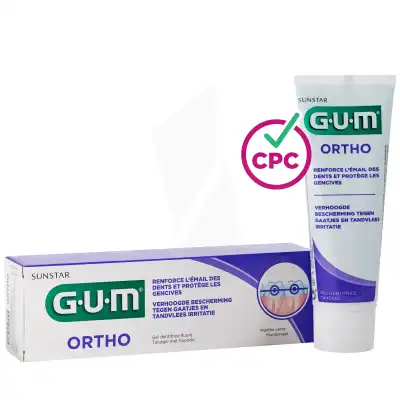 Gum Ortho Gel Dentifrice T/75ml à LA-RIVIERE-DE-CORPS