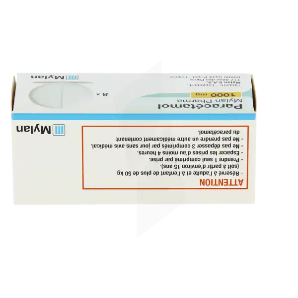 Paracetamol Viatris 1000 Mg, Comprimé Effervescent Sécable