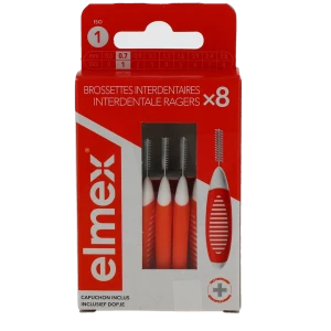 Elmex Brossette Inter-dentaire 0,7mm B/8