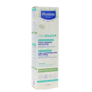 Acheter Mustela Stelatopia + Crème relipidante anti-grattage à l’oléodistillat de tournesol et au bioécolia Bio 150 ml à Talange