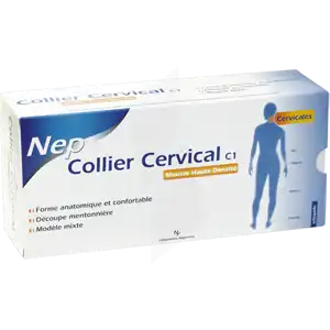 Nepenthes Confort C1 Collier Cervical Noir H9cm T1 à Saint-Calais