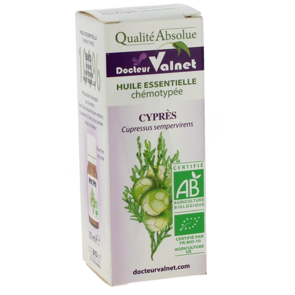 Docteur Valnet Huile Essentielle Bio, Cypres 10ml