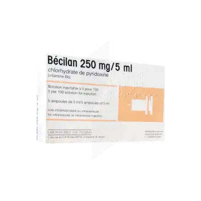 Becilan 250 Mg/5 Ml, Solution Injectable 5amp/5ml à GRENOBLE