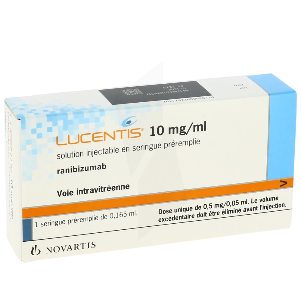 Lucentis 10 Mg/ml, Solution Injectable En Seringue Préremplie