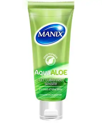 Manix Aqua Aloe Gel Lubrifiant T/80ml à VILLENAVE D'ORNON