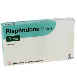 Risperidone Viatris 1 Mg, Comprimé Orodispersible