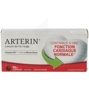 Arterin Levure De Riz Rouge Comprimés B/90