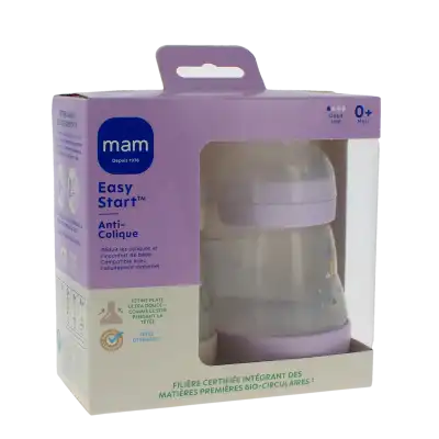 Mam Easy Start Nature Biberon Tétine Débit 1 Lilas-sable 160 Ml Boîte De 2 à CHAMPAGNOLE
