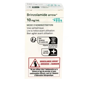 Brinzolamide Arrow 10 Mg/ml, Collyre En Suspension