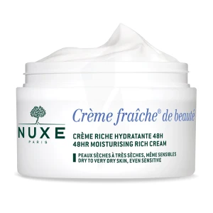 Crème Fraiche® De Beauté - Crème Riche Hydratante 48h Et Anti-pollution50ml