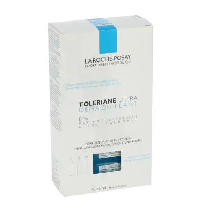 Toleriane Solution Démaquillante Yeux 30 Unidoses/5ml à La-Mure