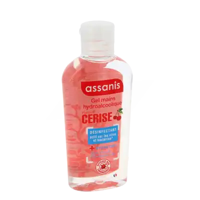 Assanis Pocket Gel Hydroalcoolique Cerise Flacon De 80 Ml à Ris-Orangis