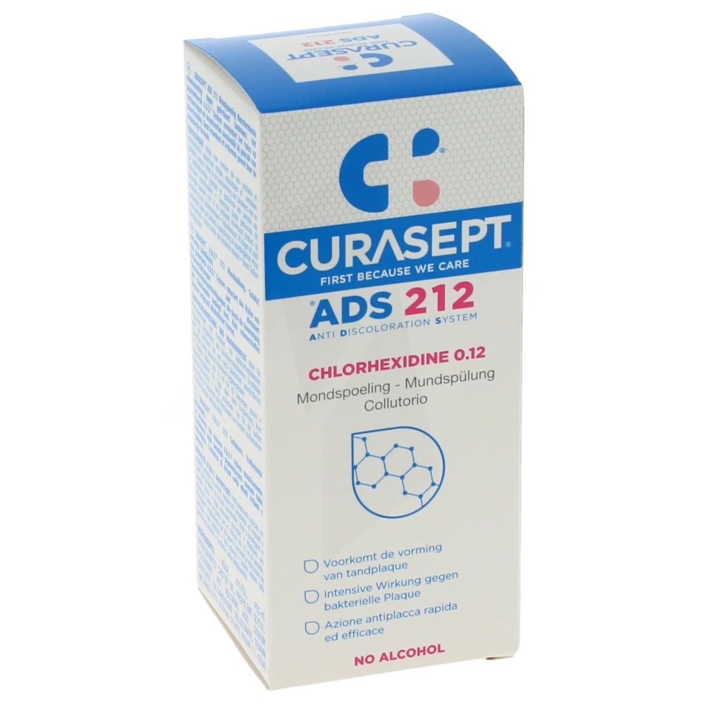 Curasept Ads 212 Mouthwash S Bain Bouche Fl/200ml