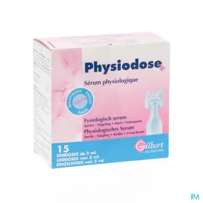 Serum Physiologique 15 Doses De 5ml à Lavernose-Lacasse