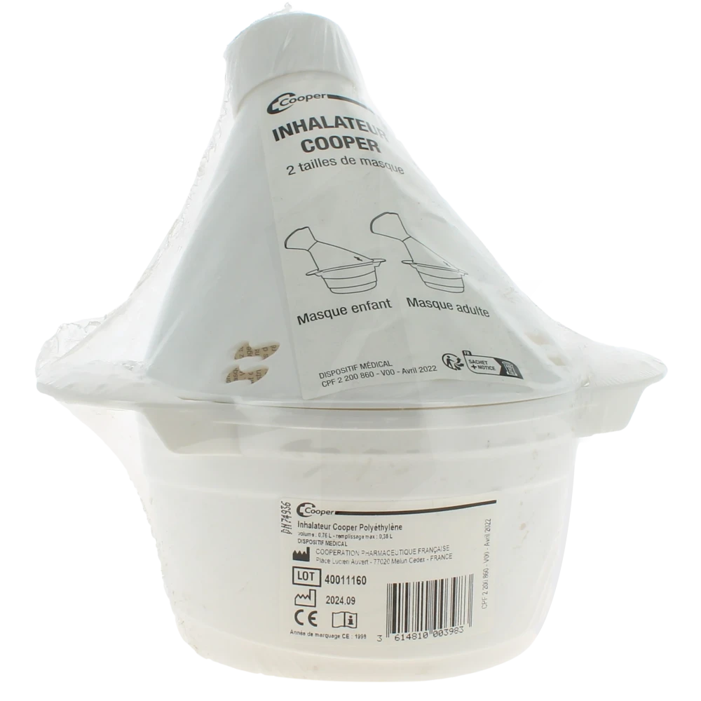 Cooper Inhalateur Bleu Ou Blanc