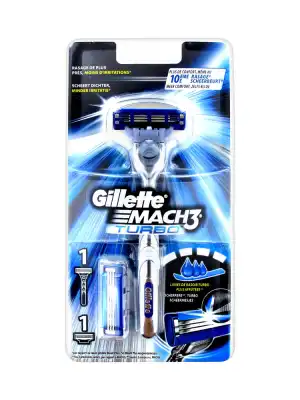 Gillette Match3 Turbo rasoir + 2 recharges