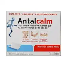 ANTALCALM 140 mg, emplâtre médicamenteux