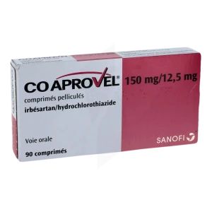 Coaprovel 150 Mg/12,5 Mg, Comprimé Pelliculé