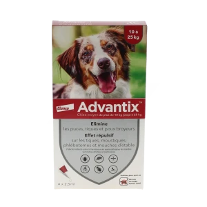 Advantix Chien Moyen, Solution Pour Spot-on