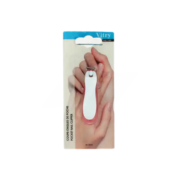 Vitry Coupe-ongles Manucure Inox Transparent Couleur