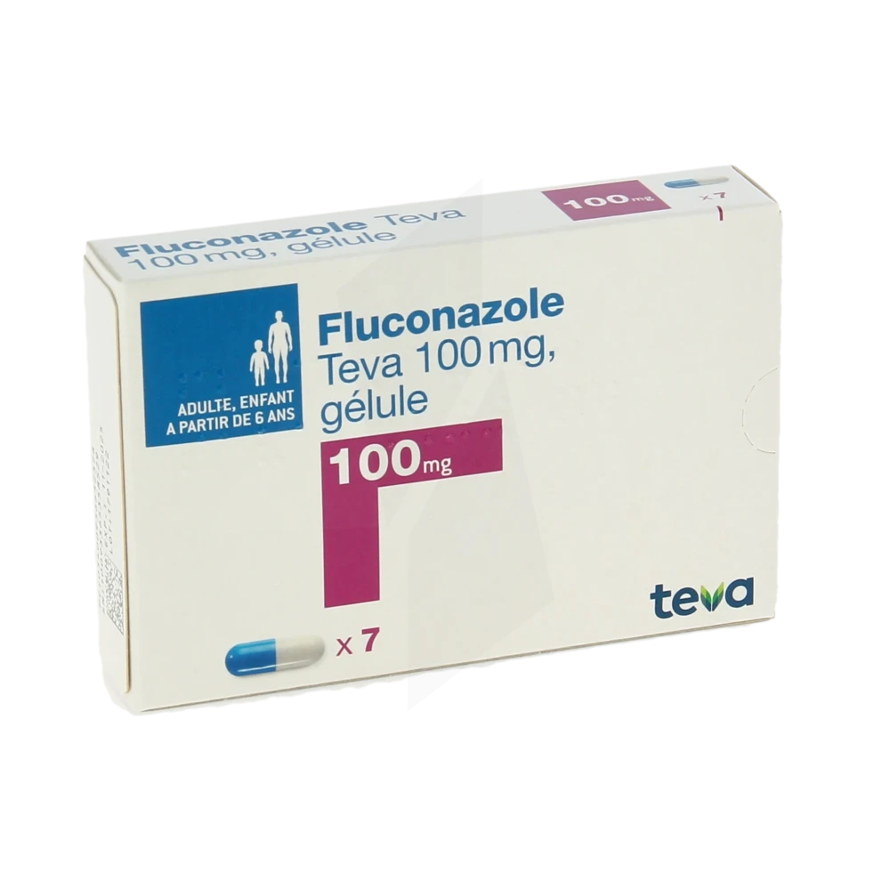 Fluconazole Teva 100 Mg, Gélule