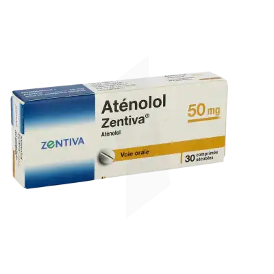 Atenolol Zentiva 50 Mg, Comprimé Sécable à LE LAVANDOU
