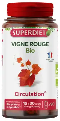 Superdiet Vigne Rouge Bio Gélules B/90 à Pont à Mousson