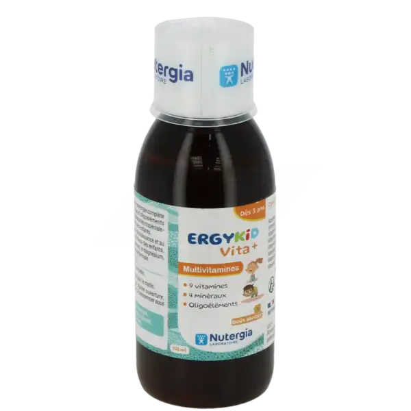 Nutergia Ergykid Vita+ Solution Buvable Fl/150ml