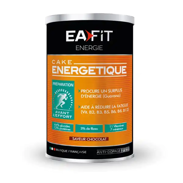 Eafit Energie Poudre Pour Cake Chocolat énergétique Pot/400g