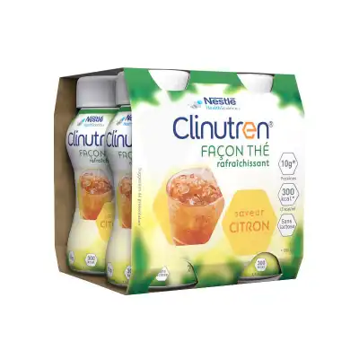 Clinutren Façon Thé Nutriment Citron 4 Bouteilles/200ml