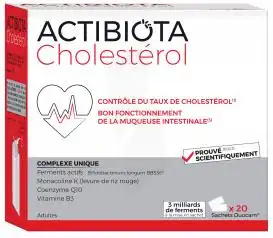 Actibiota Cholestérol Poudre 20 Sachets à Tarascon