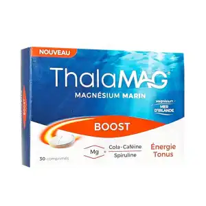 Thalamag Boost MagnÉsium Marin Noix De Cola Spiruline Cpr B/30 à Lieusaint