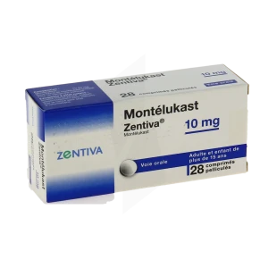 Montelukast Zentiva 10 Mg, Comprimé Pelliculé