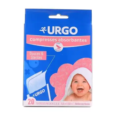 Urgo Compresses Famille Et Nourrisson 7,5x7,5cm B/20 à CUISERY