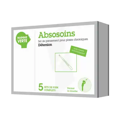 Absosoins Set Pans Plaies Chroniques Détersion  Bt De 5 à Bègles