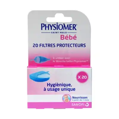 Physiomer Bébé Filtre Protecteur Pour Mouche 20 Filtres à GAGNAC-SUR-GARONNE