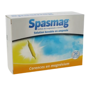 Spasmag, Solution Buvable En Ampoule