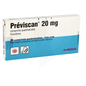 Previscan 20 Mg, Comprimé Quadrisécable