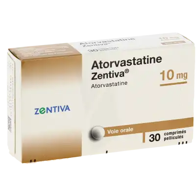 Atorvastatine Zentiva 10 Mg, Comprimé Pelliculé à LES-PAVILLONS-SOUS-BOIS