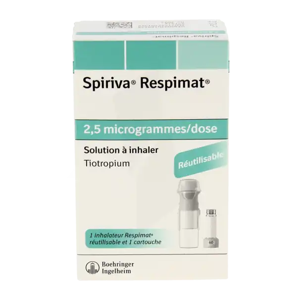Spiriva Respimat 2,5 Microgrammes/dose, Solution à Inhaler