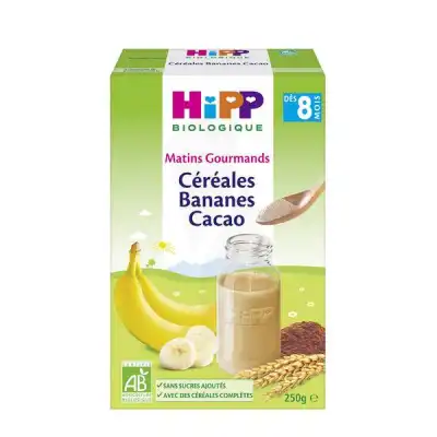 Hipp Céréales Bananes Cacao Dès 8 Mois 250g à Orléans