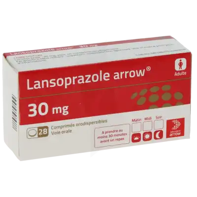 Lansoprazole Arrow 30 Mg, Comprimé Orodispersible à LIEUSAINT