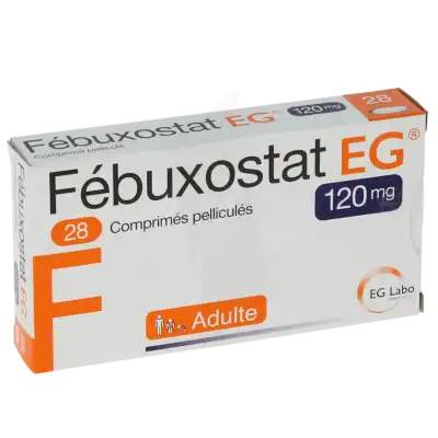 Febuxostat Eg 120 Mg, Comprimé Pelliculé à NOROY-LE-BOURG