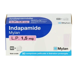 Indapamide Viatris Lp 1,5 Mg, Comprimé Pelliculé à Libération Prolongée